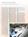 Cover page: Burn care in the OR and a Renewal of Faith