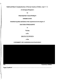 Cover page: Health and illness conceptualization of Mexican American children, ages 8-12