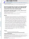 Cover page: Basal and reactivity levels of cortisol in one-month-old infants born to overweight or obese mothers from an ethnically and racially diverse, low-income community sample