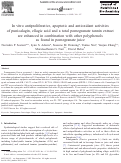 Cover page: In vitro antiproliferative, apoptotic and antioxidant activities of punicalagin, ellagic acid and a total pomegranate tannin extract are enhanced in combination with other polyphenols as found in pomegranate juice