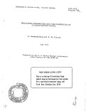 Cover page: PROCESSING PARAMETERS AND THE PROPERTIES OF LITHIUM FERRITE SPINEL