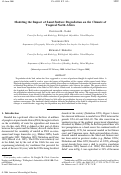 Cover page: Modeling the Impact of Land Surface Degradation on the Climate of Tropical North Africa