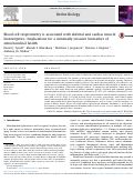 Cover page: Blood cell respirometry is associated with skeletal and cardiac muscle bioenergetics: Implications for a minimally invasive biomarker of mitochondrial health