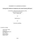 Cover page: Seismogeodetic Methods for Earthquake and Tsunami Warning and Response