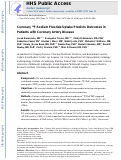 Cover page: Coronary 18F-Sodium Fluoride Uptake Predicts Outcomes in Patients With Coronary Artery Disease