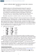 Cover page of Apparent ‘sufficiently similar’ degemination in Catalan is due to coalescence