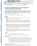 Cover page: The Effect of Patient Diameter on the Dual-Energy Ratio of Selected Contrast-Producing Elements