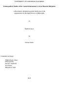 Cover page: Seismogeodetic Studies of the Crustal Deformation Cycle for Hazards Mitigation