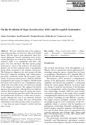 Cover page: On the Evolution of Dopa decarboxylase (Ddc) and Drosophila Systematics