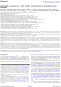 Cover page: Residential Greenness and Cardiovascular Disease Incidence, Readmission, and Mortality