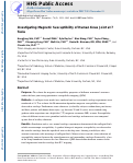 Cover page: Investigating magnetic susceptibility of human knee joint at 7 Tesla