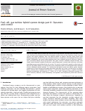Cover page: Fuel cell–gas turbine hybrid system design part II: Dynamics and control