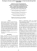 Cover page: The Impact of Gesture and Prior Knowledge on Visual Attention During Math Instruction