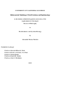 Cover page: Mathematical Modeling of Viral Evolution and Epidemiology