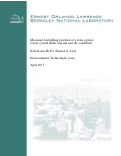 Cover page: Measured daylighting potential of a static optical louver system under real sun and sky conditions: