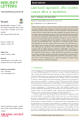 Cover page: Label-based expectations affect incentive contrast effects in bumblebees.