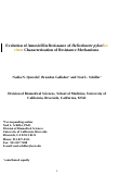 Cover page: Evolution of Amoxicillin Resistance of Helicobacter pylori In Vitro: Characterization of Resistance Mechanisms