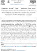 Cover page: New insights into Mn2+ and Mg2+ inhibition of calcite growth
