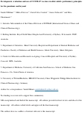 Cover page: Development, evaluation and use of COVID‐19 vaccines in older adults: Preliminary principles for the pandemic and beyond