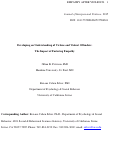 Cover page: Developing an Understanding of Victims and Violent Offenders