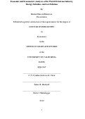 Cover page: Economic and Econometric Analyses of the World Petroleum Industry, Energy Subsidies, and Air Pollution