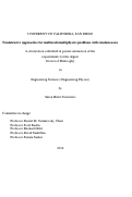 Cover page: Nonintrusive approaches for multiscale/multiphysics problems with random noise