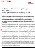 Cover page: Cardiotoxicity of the cancer therapeutic agent imatinib mesylate.