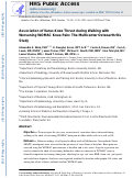 Cover page: Association of Varus Knee Thrust During Walking With Worsening Western Ontario and McMaster Universities Osteoarthritis Index Knee Pain: A Prospective Cohort Study