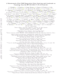 Cover page: Measurement of the CMB temperature power spectrum and constraints on cosmology from the SPT-3G 2018 TT, TE, and EE dataset