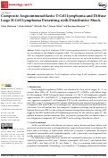 Cover page: Composite Angioimmunoblastic T-Cell Lymphoma and Diffuse Large B-Cell Lymphoma Presenting with Distributive Shock.