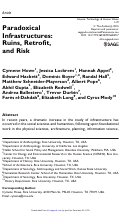 Cover page: Paradoxical Infrastructures