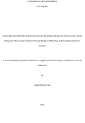 Cover page: Autism Spectrum Disorder Variation by Gender: Examining Diagnostic Trends in the Autism Diagnostic Observation Schedule II using Multilevel Modeling and Confirmatory Factor Analysis