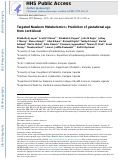 Cover page: Targeted newborn metabolomics: prediction of gestational age from cord blood