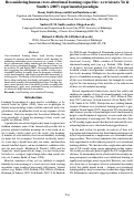 Cover page: Reconsidering human cross-situational learning capacities: a revision to Yu &amp; Smith's (2007) experimental paradigm