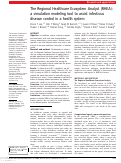 Cover page: The Regional Healthcare Ecosystem Analyst (RHEA): a simulation modeling tool to assist infectious disease control in a health system