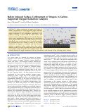 Cover page: Nafion Induced Surface Confinement of Oxygen in Carbon-Supported Oxygen Reduction Catalysts