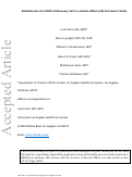 Cover page: Establishment of a COVID‐19 Recovery Unit in a Veterans Affairs Post‐Acute Facility