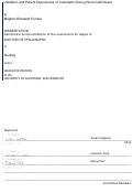 Cover page: Utilization and Patient Experiences of Telehealth Among Rural Californians