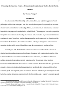 Cover page: Preventing the American Front: A Transnational Examination of the U.S. Border Patrol, 1908-1924