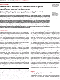 Cover page: Mesostriatal dopamine is sensitive to changes in specific cue-reward contingencies.