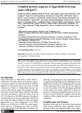 Cover page: Complete genome sequence of Eggerthella lenta type strain (VPI 0255T)