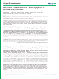 Cover page: Prevalence and Persistence of Uremic Symptoms in Incident Dialysis Patients.