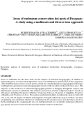 Cover page: Areas of endemism conservation hot spots of Paraguay: A study using a multiscale and diverse taxa approach