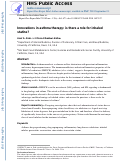 Cover page: Innovations in asthma therapy: is there a role for inhaled statins?