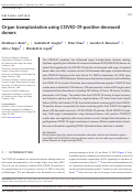 Cover page: Organ transplantation using COVID-19-positive deceased donors.