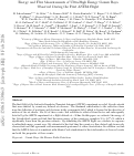 Cover page: Energy and flux measurements of ultra-high energy cosmic rays observed during the first ANITA flight