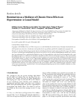 Cover page: Rumination as a mediator of chronic stress effects on hypertension: a causal model.