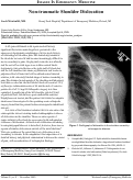 Cover page: Non-traumatic Shoulder Dislocation