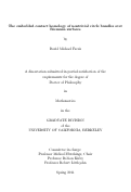 Cover page: The embedded contact homology of nontrivial circle bundles over Riemann surfaces