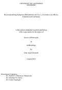 Cover page: Reconceptualizing Indigenous Masculinities and Usos y Costumbres in a Mixtec Transnational Community